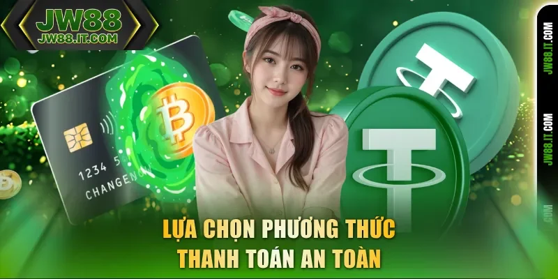 Lựa chọn phương thức thanh toán an toàn tại JW88