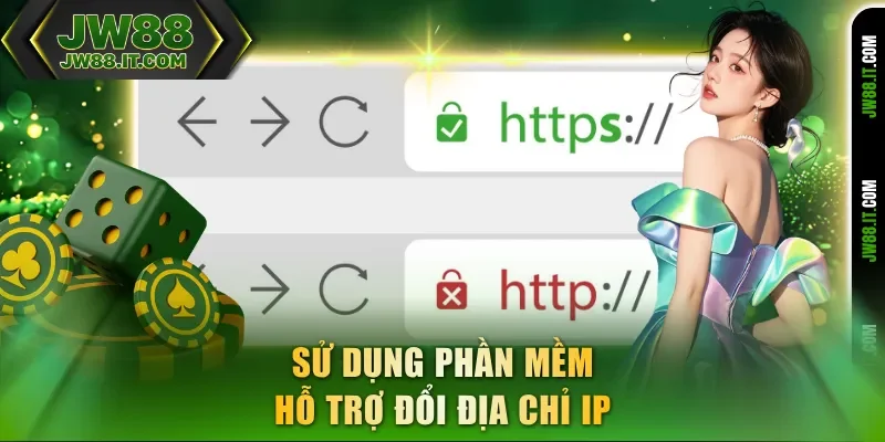 Sử dụng phần mềm hỗ trợ JW88 để đổi địa chỉ IP